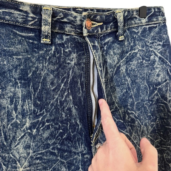 Vintage 80s Acid Wash High-Waisted Jeans Size 13 - Picture 4 of 8